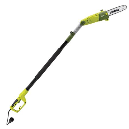 Sun Joe Electric Multi-Angle Pole Chain Saw | 10 inch | 8.0 Amp (Green) SWJ803E